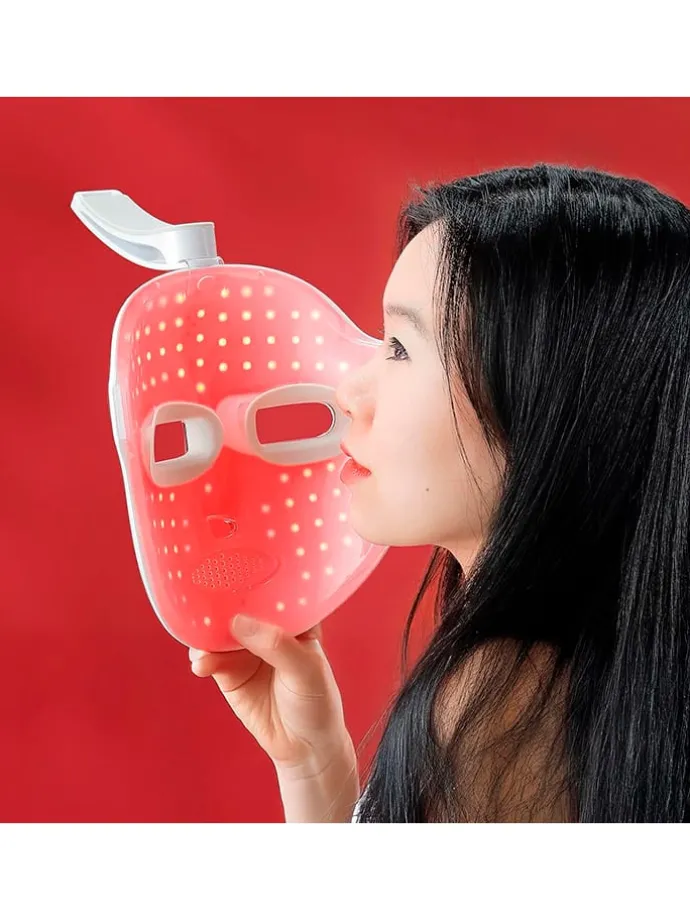 Ledgezichtsmasker wit