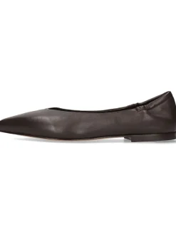 Leren ballerina's 