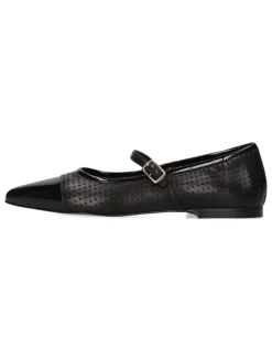 Leren ballerina's "Alora 9" zwart