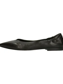 Leren ballerina's "Alora 1" zwart
