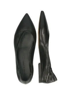 Leren ballerina's 