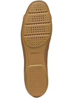 Leren ballerina's "Annytah" beige