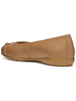 Leren ballerina's 