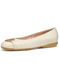 Leren ballerina's 
