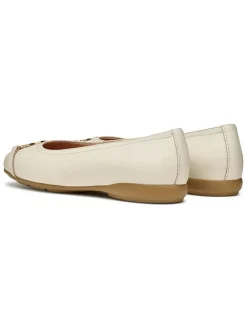 Leren ballerina's 