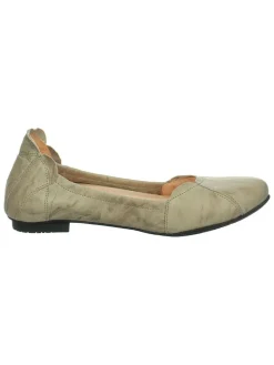 Leren ballerina's "Balla" beige