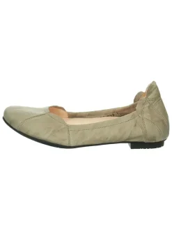 Leren ballerina's 