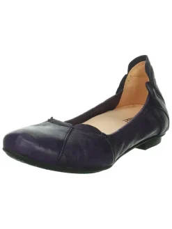 Leren ballerina's 