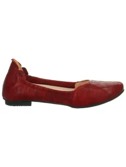 Leren ballerina's "Balla" rood