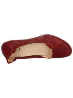 Leren ballerina's 