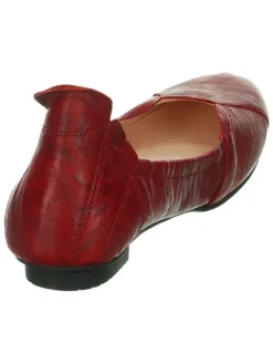 Leren ballerina's 