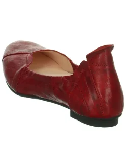 Leren ballerina's 