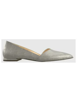 Leren ballerina's "Boulevard 10" grijs