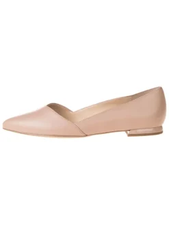 Leren ballerina's 