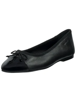 Leren ballerina's 