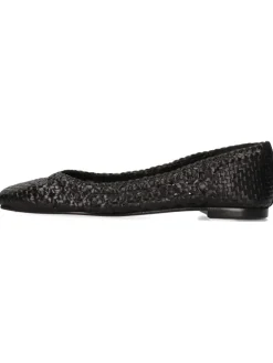 Leren ballerina's 