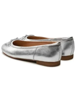 Leren ballerina's 