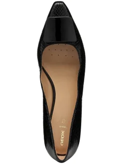 Leren ballerina's 