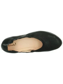 Leren ballerina's "Guad2" zwart