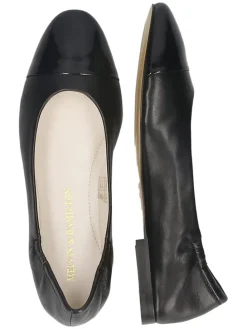 Leren ballerina's 