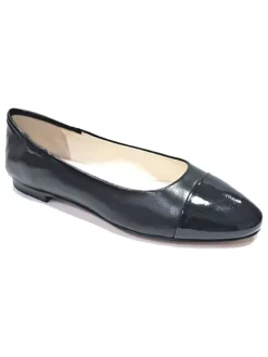 Leren ballerina's 