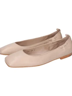 Leren ballerina's 