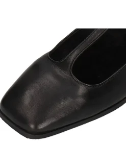 Leren ballerina's 