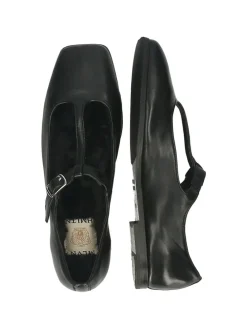 Leren ballerina's 