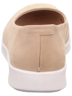 Leren ballerina's "Lucca" beige