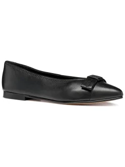 Leren ballerina's "Millianee" zwart