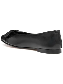 Leren ballerina's 