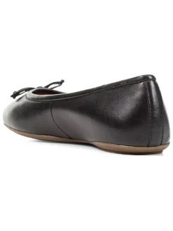 Leren ballerina's 