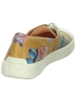 Leren ballerina's "Turna" lichtbruin