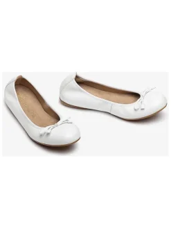 Leren ballerina's wit