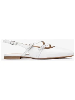 Leren ballerina's wit