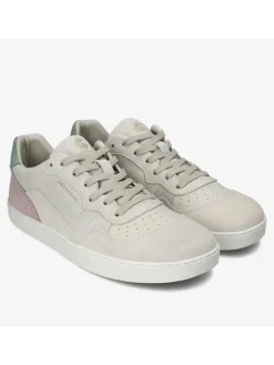 Leren barefootschoenen "Nova" beige/lichtroze