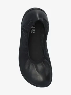 Leren barefootschoenen "3.0 Plus+" zwart