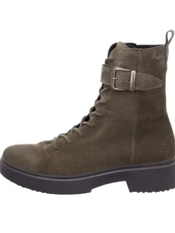 Leren boots "Angel-Yerba" kaki