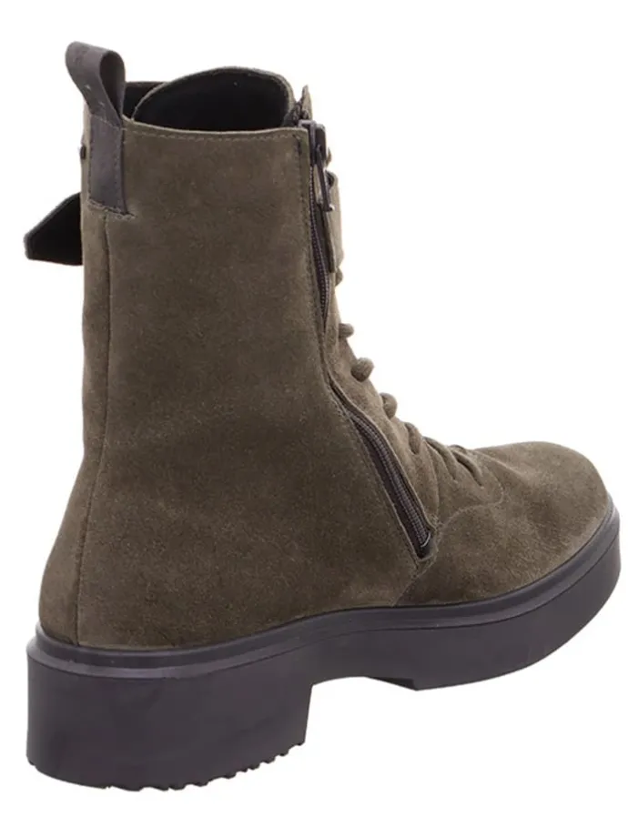 Leren boots "Angel-Yerba" kaki
