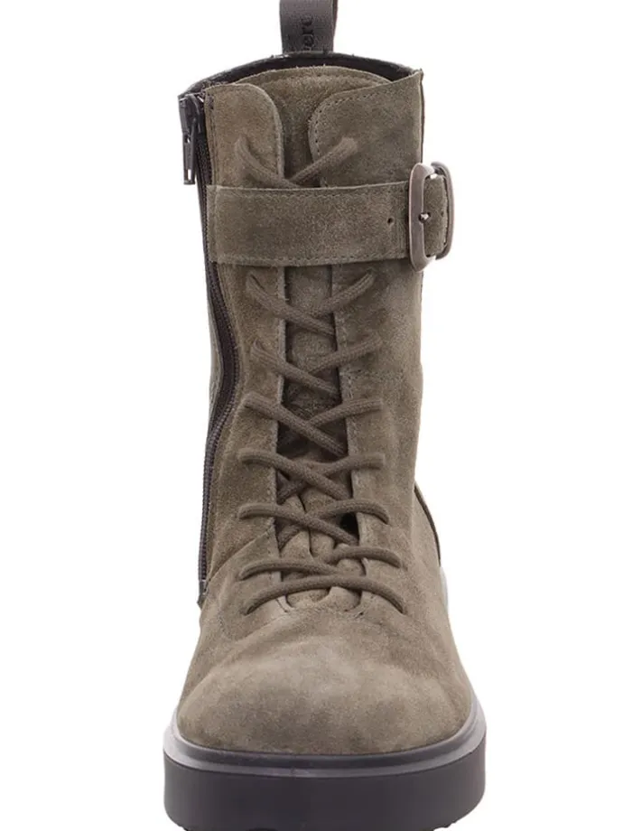 Leren boots "Angel-Yerba" kaki