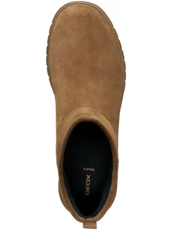 Leren boots camel