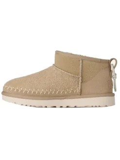 Leren boots "Classic Ultra Mini Biarritz" beige