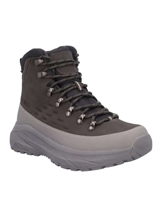 Leren boots "Dypsie" bruin/grijs