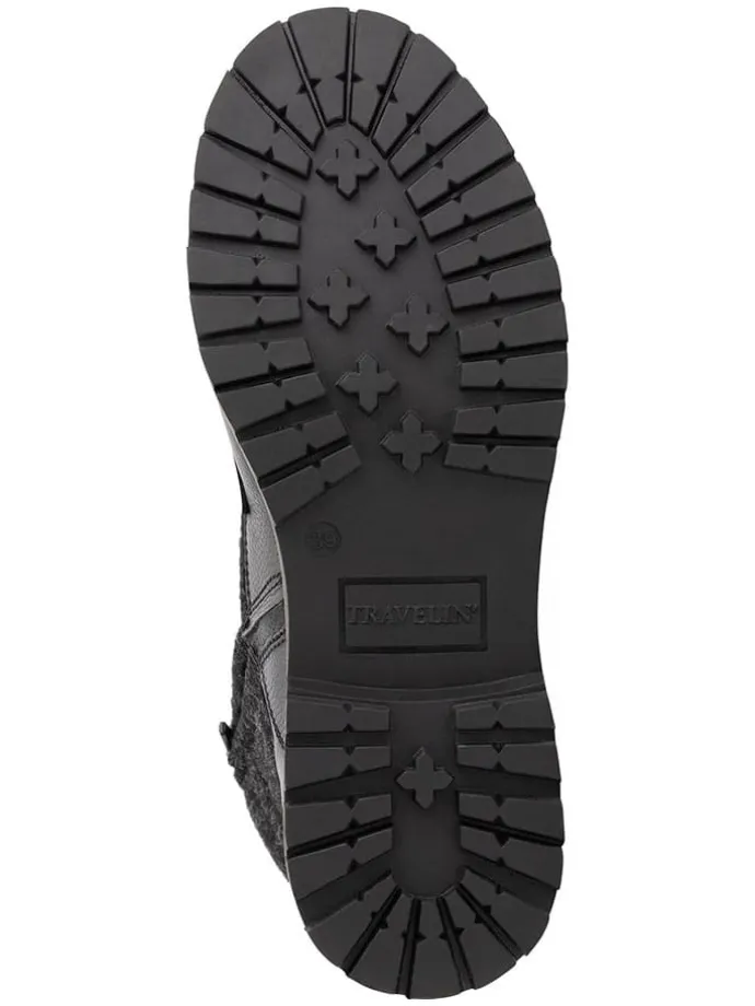 Leren boots "Folge" zwart