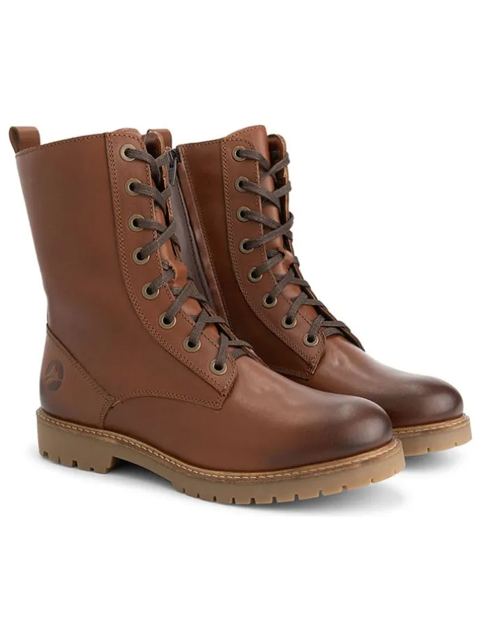 Leren boots "Forsol" lichtbruin