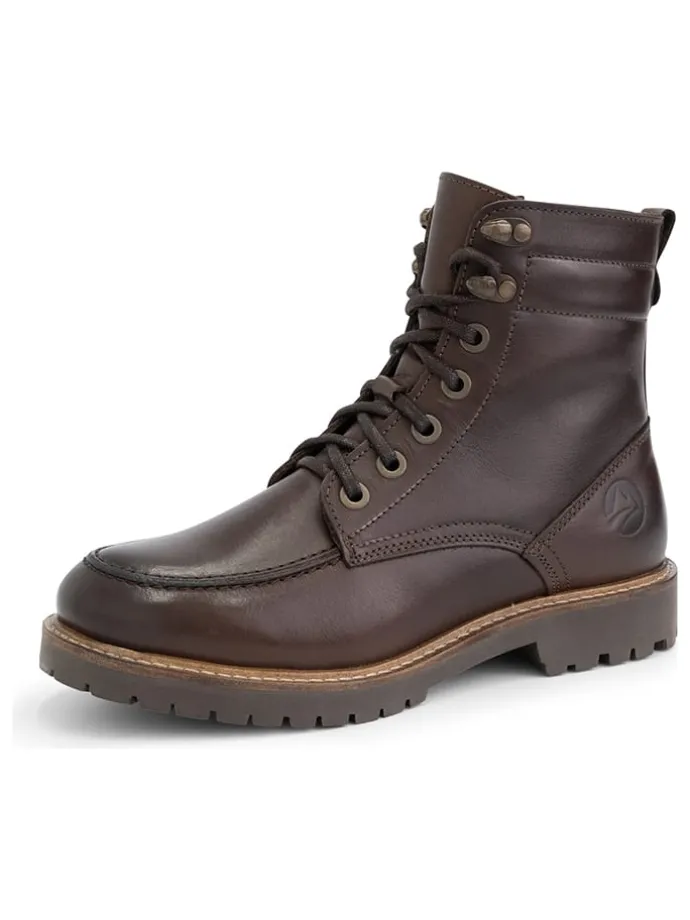 Leren boots "Haugesund" bruin