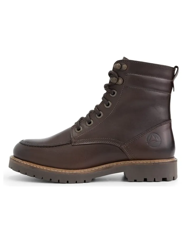 Leren boots "Haugesund" bruin