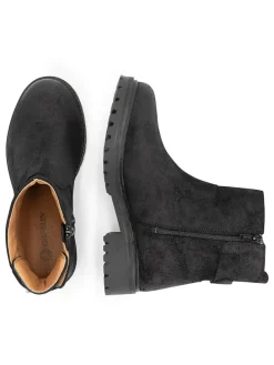 Leren boots "Honefoss" zwart