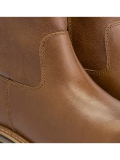 Leren boots "Kammerfoss" lichtbruin