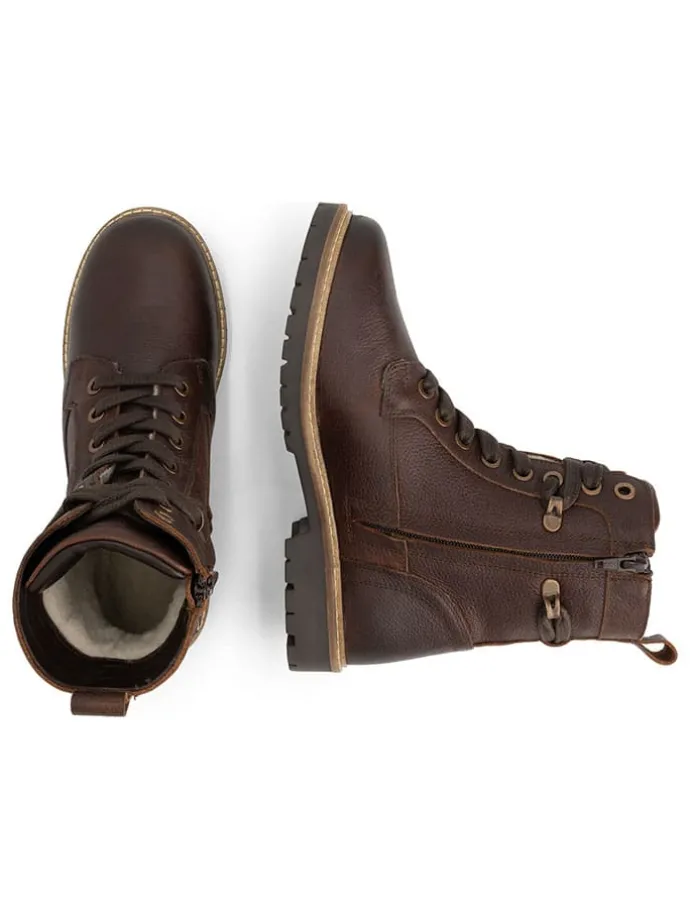 Leren boots "Kongsmark" bruin